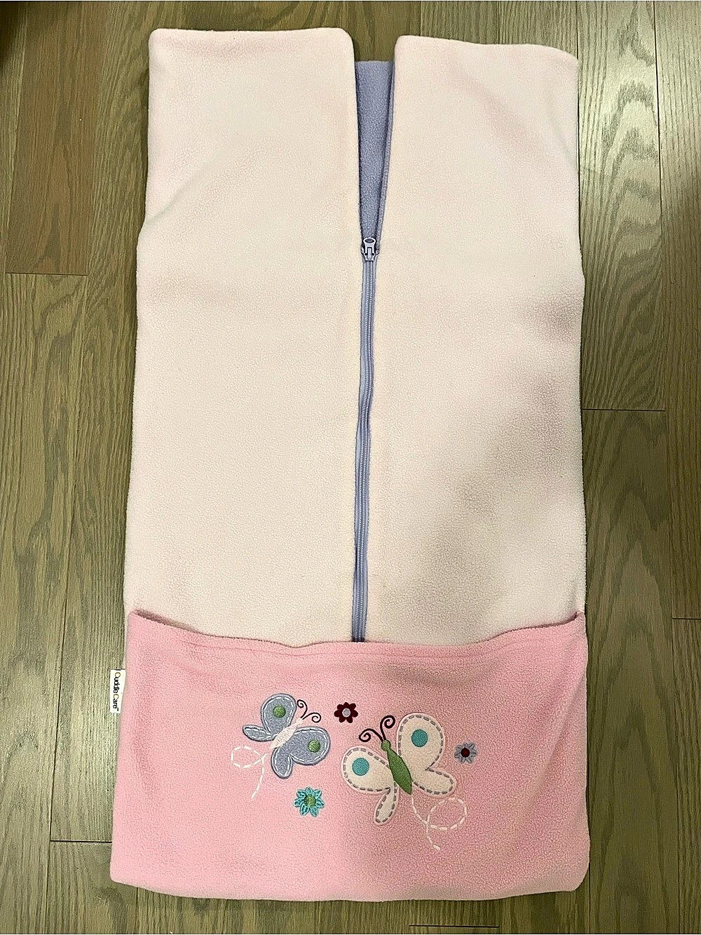 Cuddle Care Infant Stroller and Car Seat Blanket Pink & White
